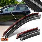 Set of 4 Tape-on Window Visors for Mazda 3 Hatchback (2010–2013)