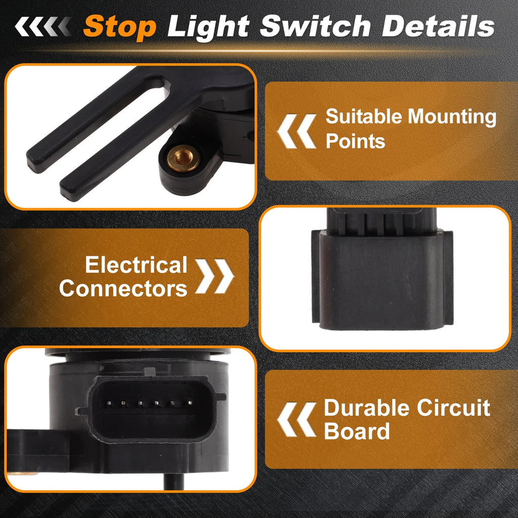 Brake Light Switch for Buick Enclave (2018–2024) 13583372 1 pcs