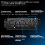 A/C Heater Climate Control Switch Module for Chevrolet Silverado (No. 599-218)