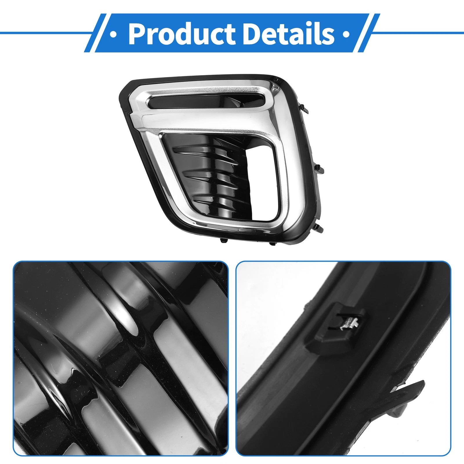 Front Left Fog Light Grill for Subaru Forester (2019–2021) No. 57731SJ170 ABS