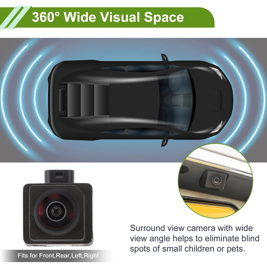360 Degree Surround View Camera for BMW 5 6 7 M5 X3 X4 G01 G02 G11 G12 G30