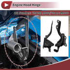Hood Hinges for Kia Forte (2010–2013) No. 791201M000 - 1 Pair