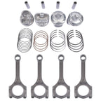 Connecting Rod & Piston Rings Kit for Hyundai Accent Veloster Kia Rio (2012-2017)