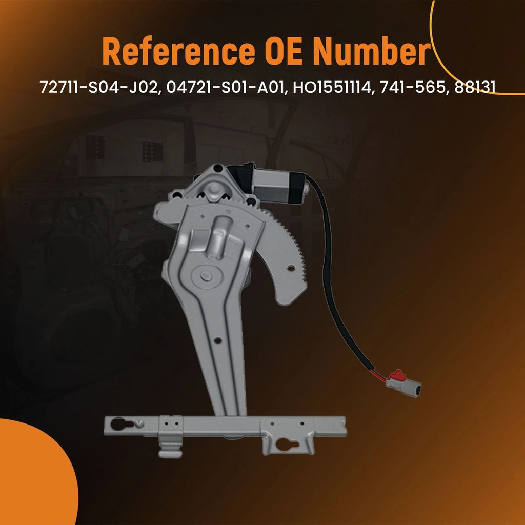 Rear Right Window Regulator Assembly for Honda Civic (1996-2000)