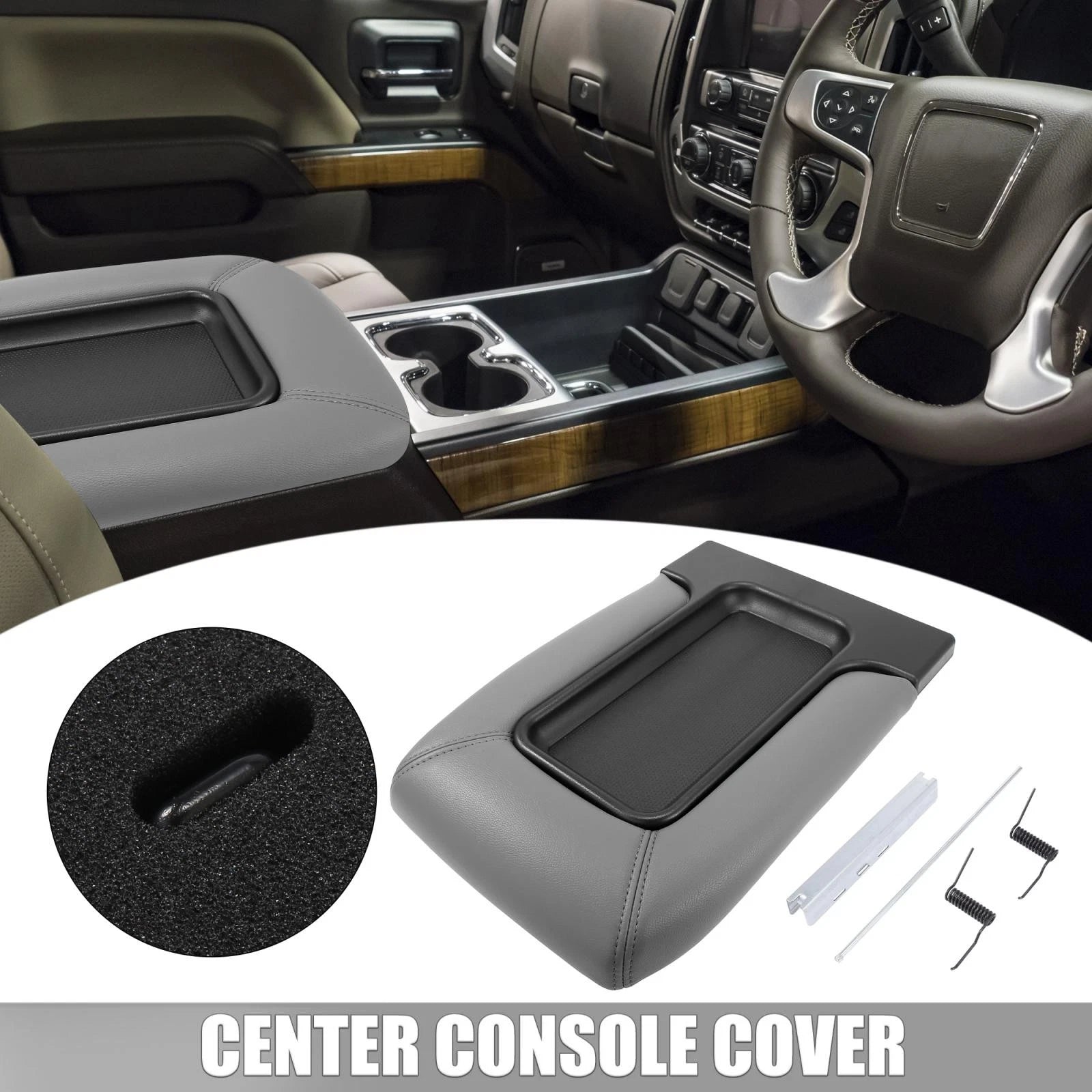 Center Console Cover for Chevrolet Silverado 3500 (2001–2006) 19127364