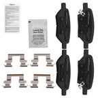 Set of 4 Rear Ceramic Brake Pads for Pontiac G5 G6 Pursuit/Saturn Aura Ion D1033