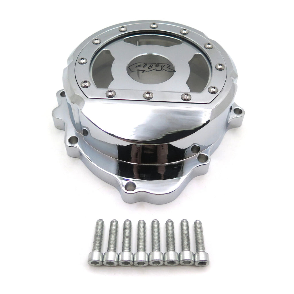 Chrome Left Engine Stator Cover for Honda CBR600RR CBR600RA (2007–2024)