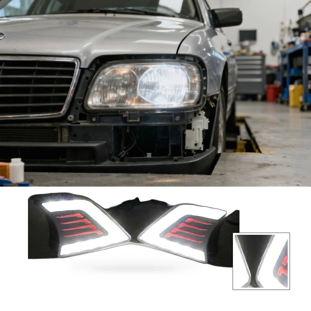 Fog Light Cover with LED DRL for Toyota Hilux Vigo (2012–2014)