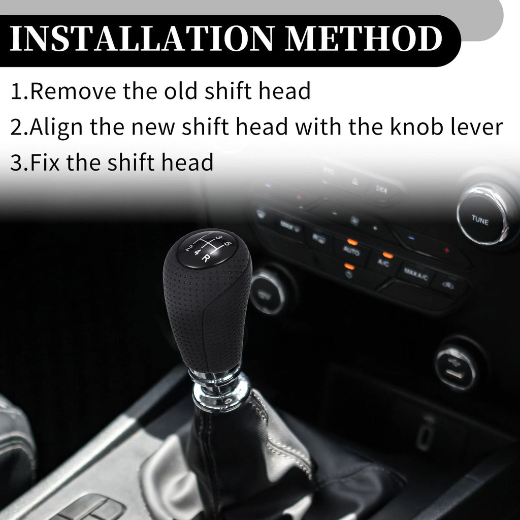 5 Speed Manual Gear Shift Knob for Mazda 626 (1993–2002) Plastic Black