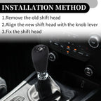 5 Speed Manual Gear Shift Knob for Mazda 626 (1993–2002) Plastic Black