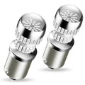 2X AUXITO 1156 7506 P21W Red LED Brake Stop Tail Light Bulb