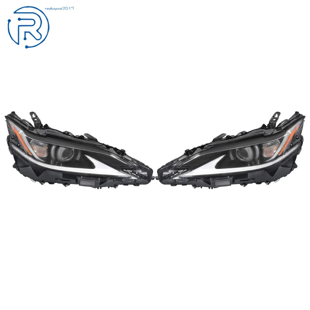 LED Headlights for Lexus ES300H/ES350 (2019-2021) Black Driver & Passenger Side