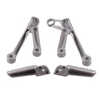 Passenger Rear Footpegs Footrests Brackets for Kawasaki Ninja ZX10R (2004–2005)