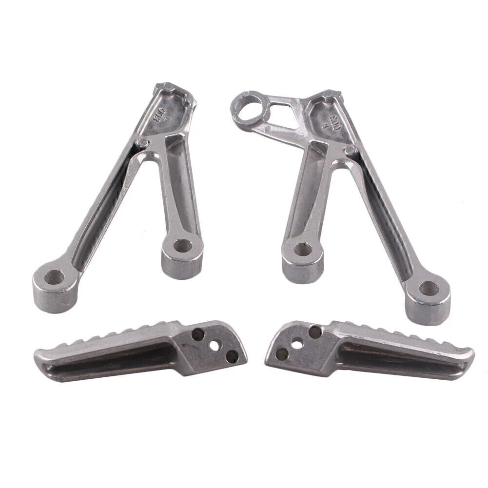 Passenger Rear Footpegs Footrests Brackets for Kawasaki Ninja ZX10R (2004–2005)