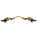 Gold CNC Extendable Brake Clutch Levers for BMW S1000RR S1000R (2015-2019)
