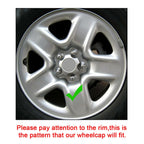 Set of 4 Wheel Skins Hub Caps for Toyota RAV4 (2006–2012)