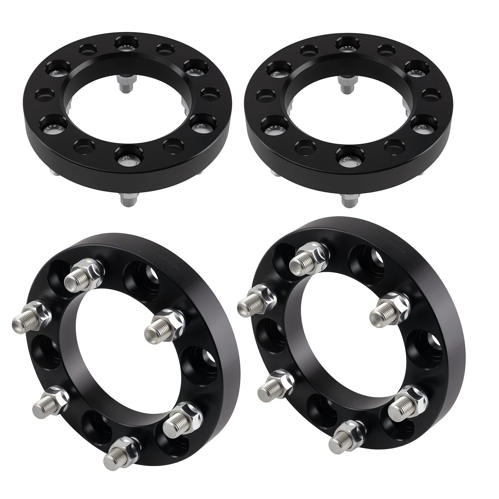 4X 25mm Wheel Spacers for Chevy Silverado 1500 GMC Sierra (2007–2023) 6x5.5 M14x1.5 108mm