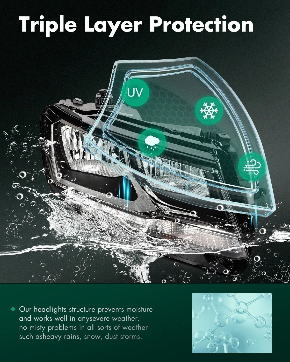Right Side LED Headlight for Volkswagen Tiguan (2018–2021)