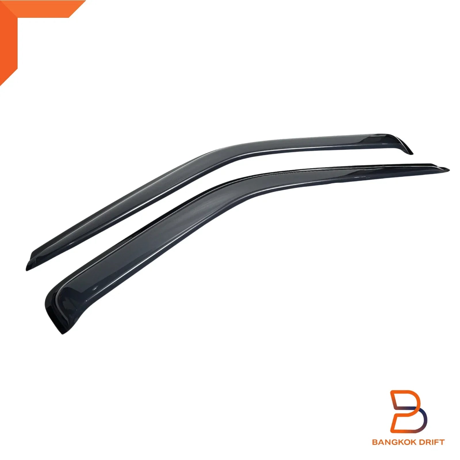 Front Door Rain Wind Deflector Weather Shield for Nissan Navara D21 (1997-2001)
