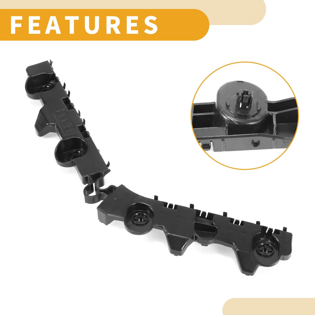 LH Rear Bumper Support Bracket for Nissan Altima (2019–2020) 1 Pc Black ABS