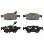 Set of 2 Brake Disc and Pad Kits for VW Phaeton Audi