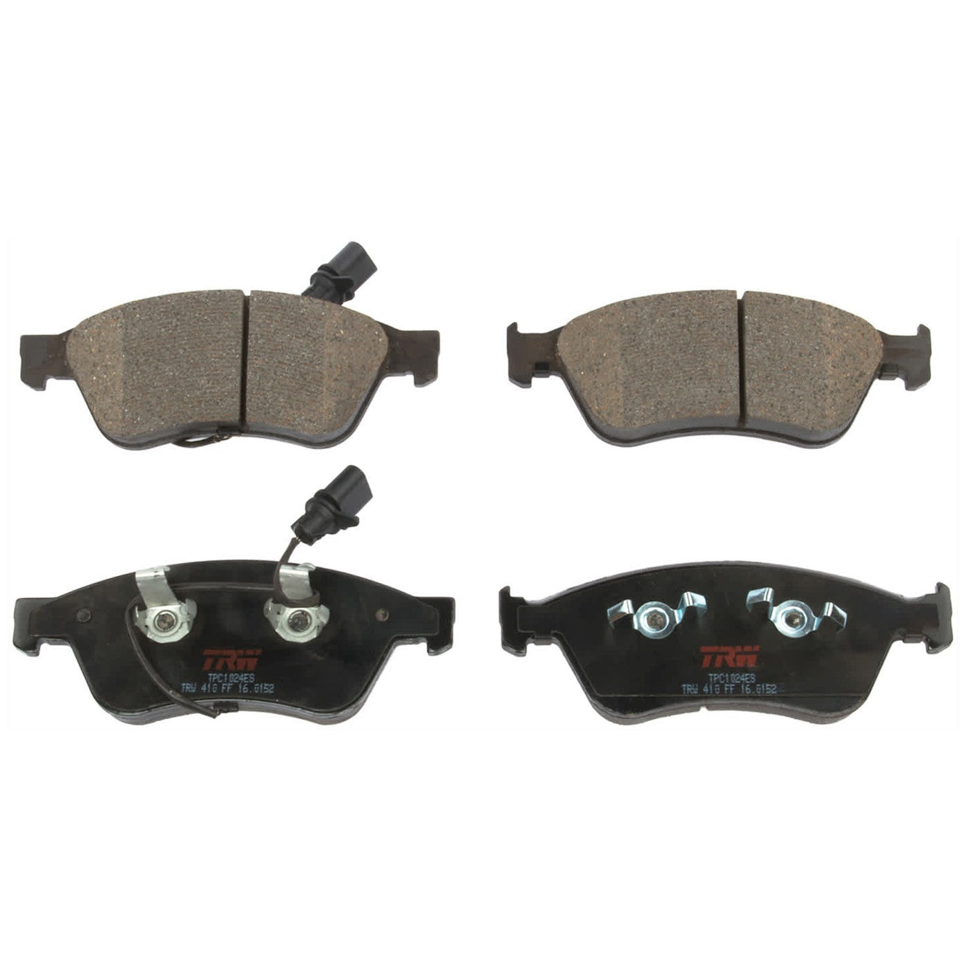 Set of 2 Brake Disc and Pad Kits for VW Phaeton Audi