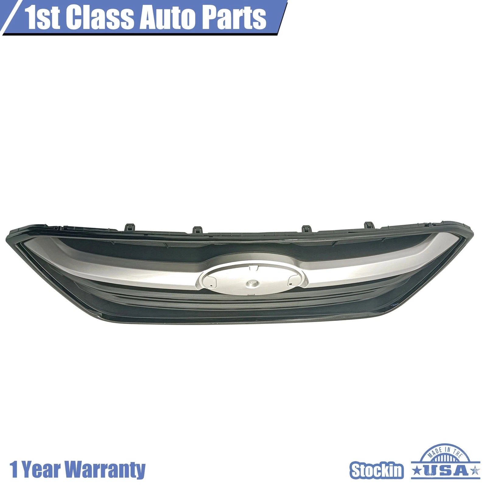 Front Grille for Subaru Outback (2020-2022) Black Silver Gloss