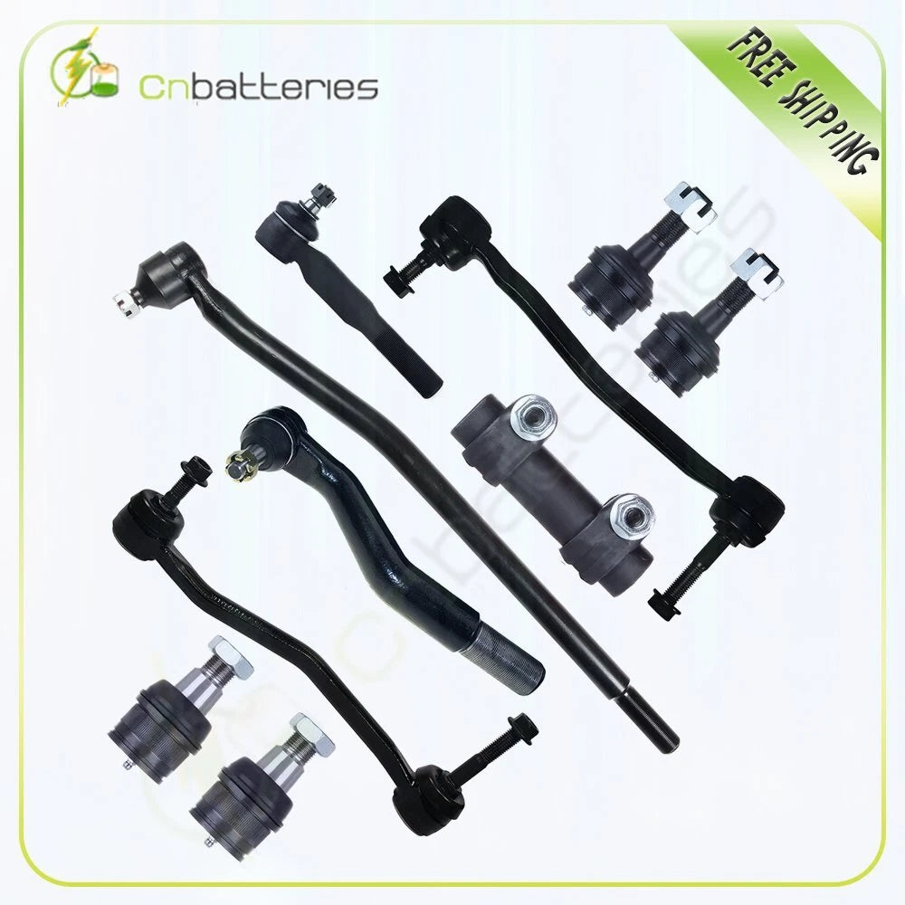10 Front Adjusting Sleeve Ball Joint Tierod Sway Bar Link for Ford F-250 SD (2005–2022)