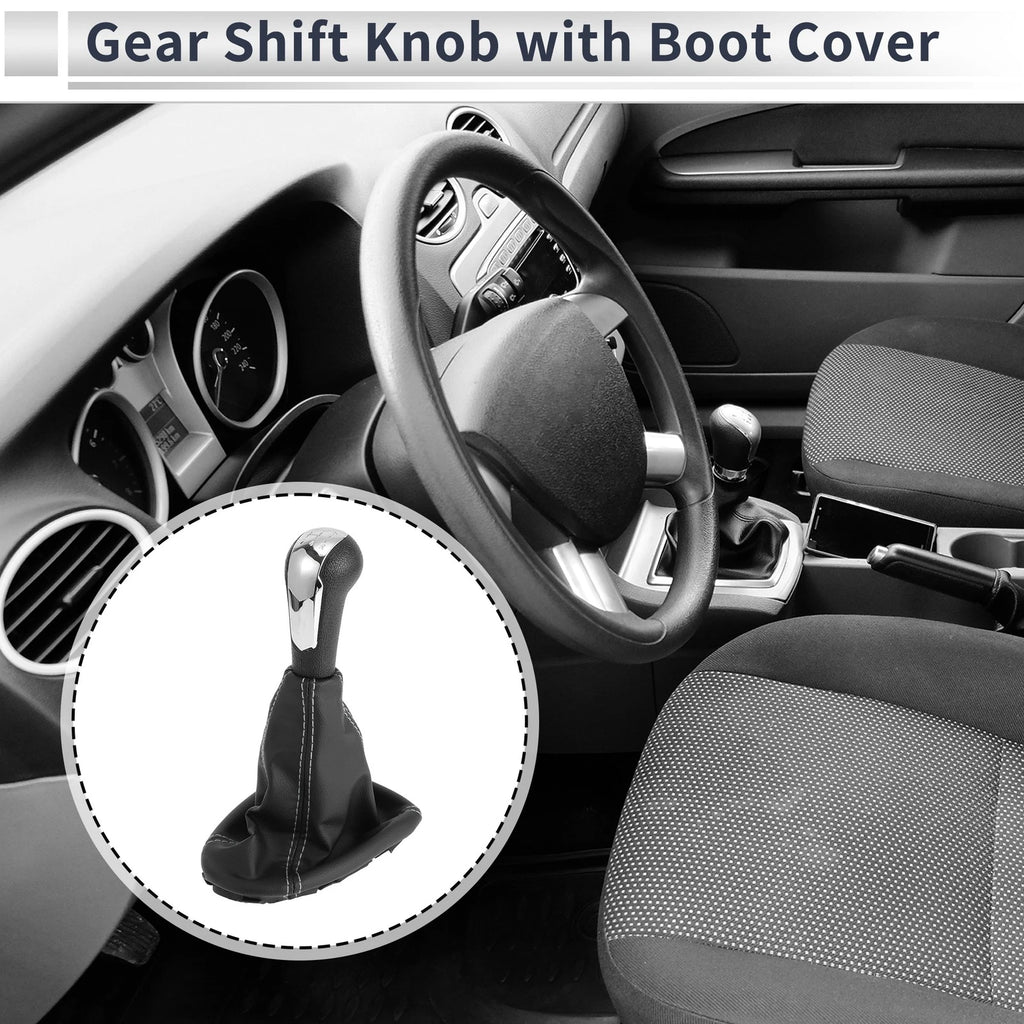 5 Speed Gear Shifter Knob with Cover for Chevrolet Spark (2011–2015)