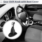 5 Speed Gear Shifter Knob with Cover for Chevrolet Spark (2011–2015)