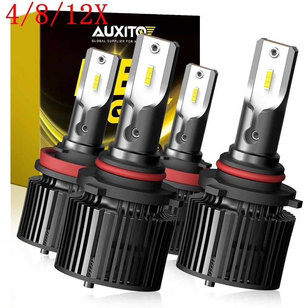 Set of 4 LED Headlight Bulbs Conversion Kit 9005 H11 for