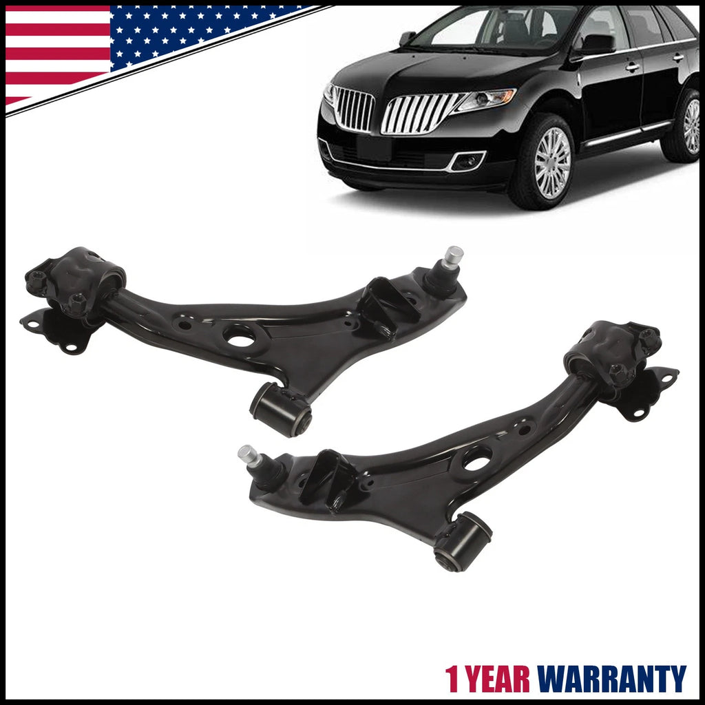 Set of 2 Front Lower Control Arms with Ball Joint for Ford Edge Lincoln MKX (2007–2014)