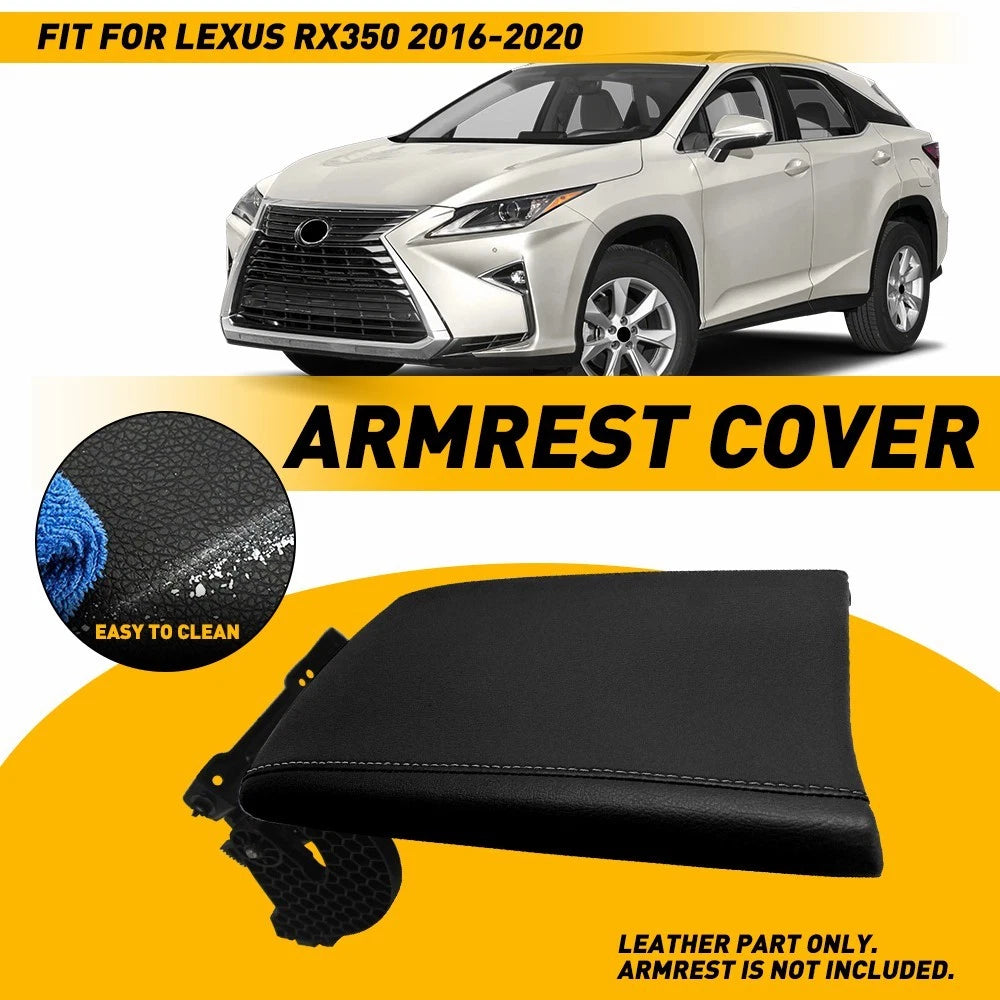 PU Leather Console Armrest Pad Cover for Lexus RX350 (2016–2020)