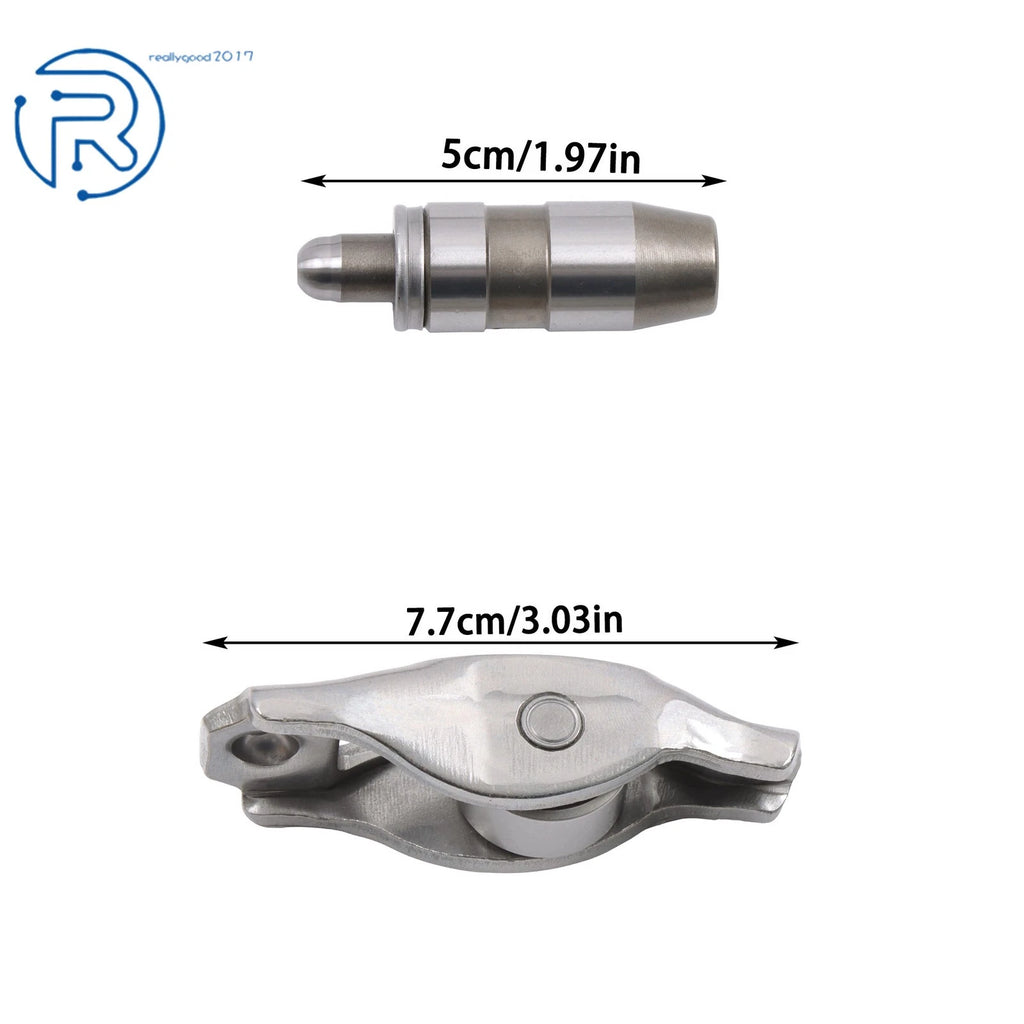 Set of 16 Rocker Arms & 16 Valve Lifters for Dodge Ram 1500 Jeep Grand Cherokee (4.7L)