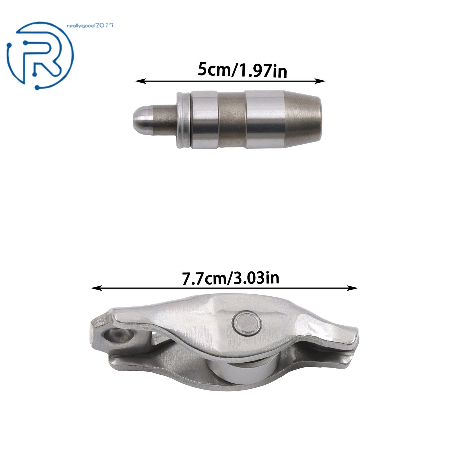 Set of 16 Rocker Arms & 16 Valve Lifters for Dodge Ram 1500 Jeep Grand Cherokee (4.7L)
