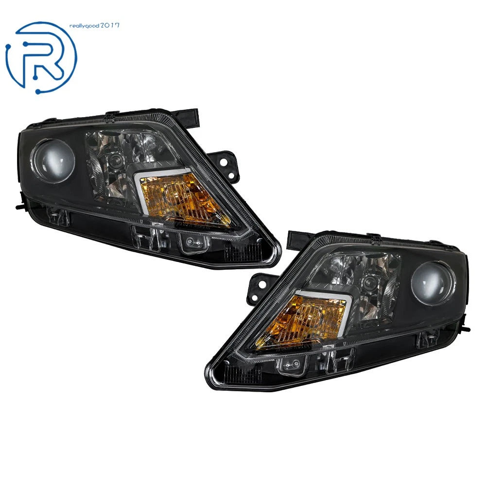 Pair of Halogen Headlights Assembly for Ford Fusion (2010-2012)