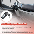Ignition Key Switch Door Lock Cylinder for Ford Econoline E150 E250 (1992–2002)