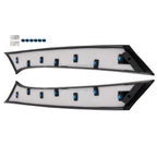 2X Windshield Outer Trim Pillar Molding BA8Z7403136AA for Ford Flex (2009–2019)
