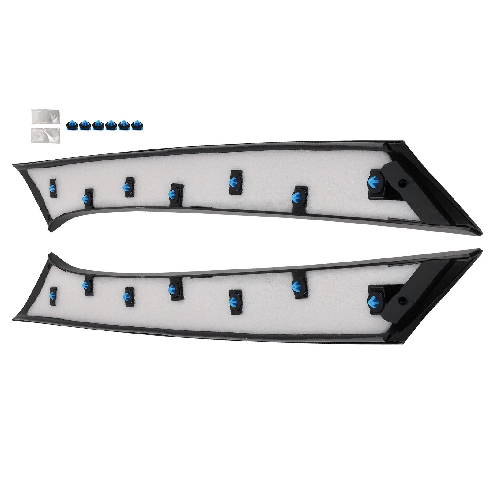 2X Windshield Outer Trim Pillar Molding BA8Z7403136AA for Ford Flex (2009–2019)