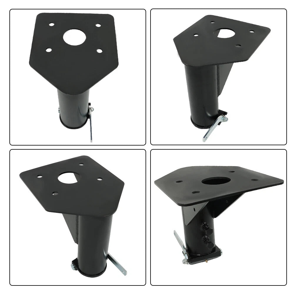 Adjustable 5th Wheel Adapter Hitch for Gooseneck (12" - 17")
