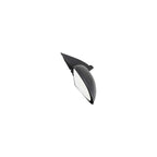 Set of 2 Power Mirrors for Chevrolet Malibu (2004–2008) Black Manual Folding