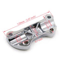 Chrome Skull Handlebar Riser Clamp for Harley Sportster 883, Dyna
