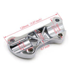 Chrome Skull Handlebar Riser Clamp for Harley Sportster 883, Dyna