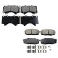 Set of 4 Akebono ProACT Ceramic Brake Pads for LX570 Land Cruiser Sequoia (2008–2021)