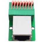 2X RJ45 Female Solderless Connectors 8 Pin for Fast Network Setup