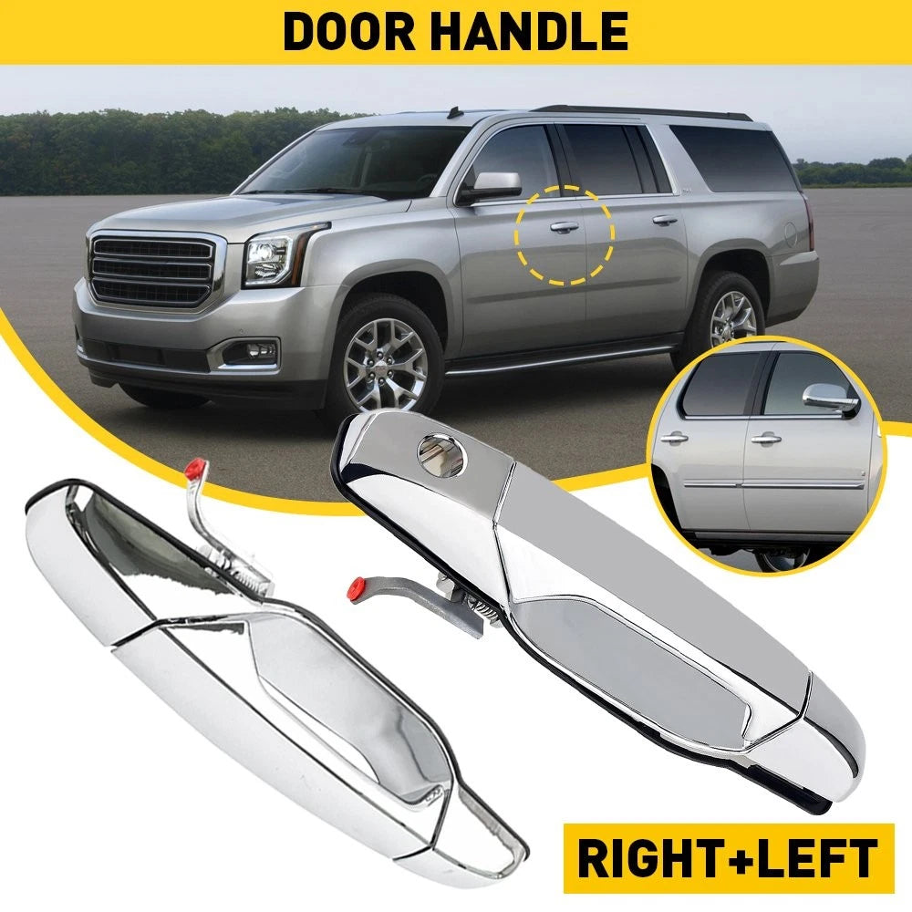 2X Chrome Door Handles for Chevy Silverado J