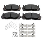 Set of 4 Akebono ProACT Front Ceramic Brake Pads for Toyota ES300h ES350 Avalon Camry (2013–2020)