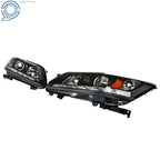 2X Headlamp for Honda Accord (2013–2015) Halogen with LED DRL