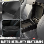 Center Console Cover Pad for Hyundai Tucson 2016-2021 Carbon Fiber Black