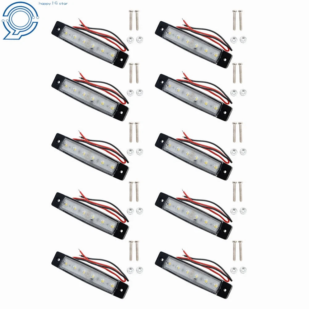 6 LED Stern Transom Lights for Marine Boat (Waterproof)